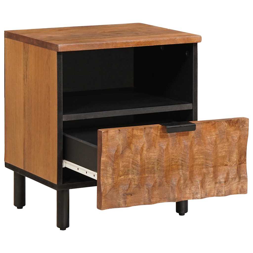 Cabinet de chevet avec tiroir 2 pcs Marron 40 x 33 x 46 cm - XIOS