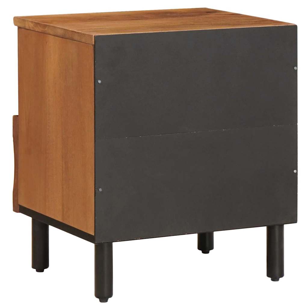Cabinet de chevet avec tiroir 2 pcs Marron 40 x 33 x 46 cm - XIOS