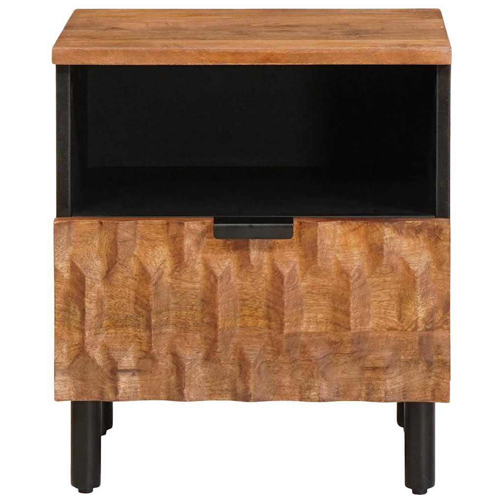 Cabinet de chevet avec tiroir 2 pcs Marron 40 x 33 x 46 cm - XIOS