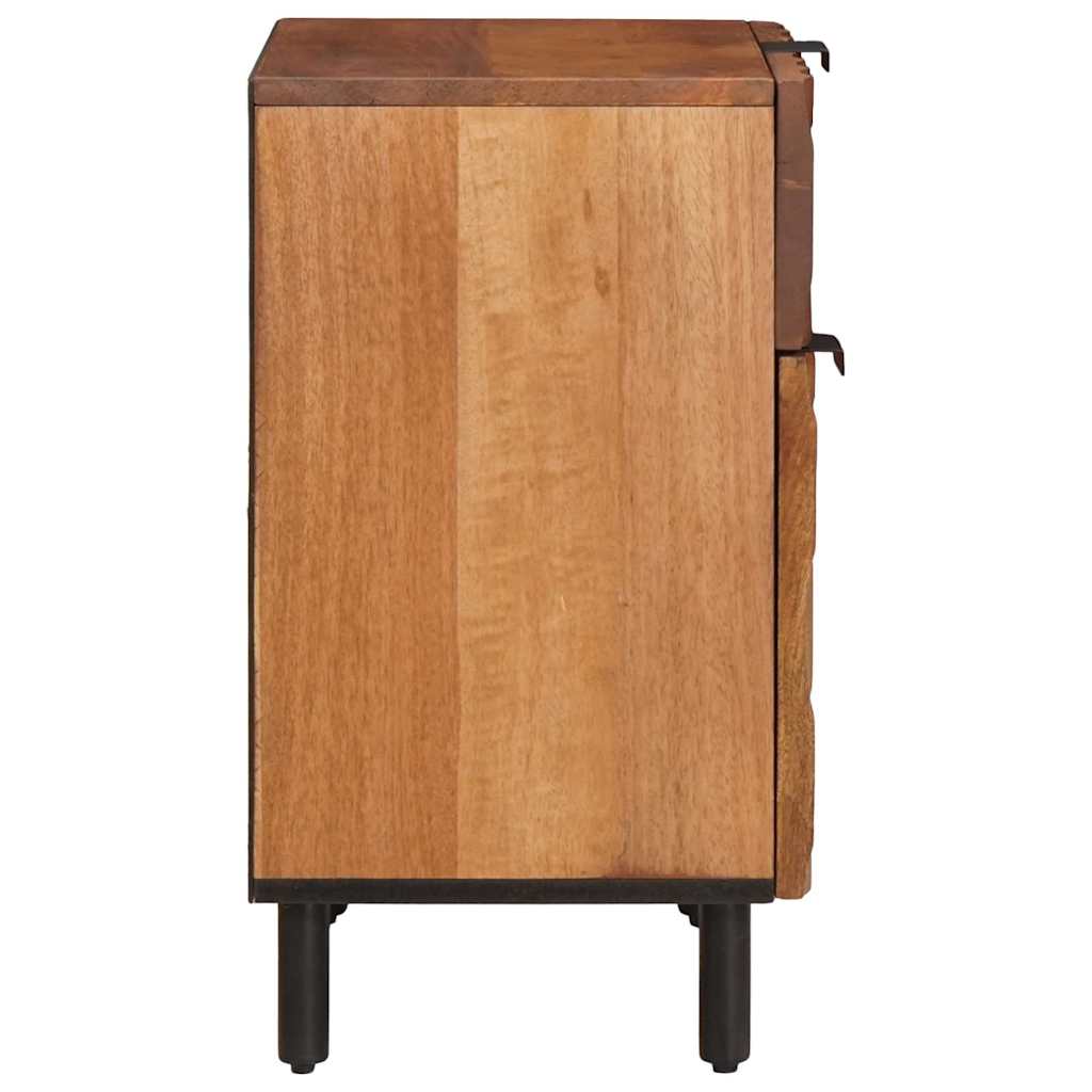 Cabinet de chevet Marron 50 x 33 x 60 cm Bois de mangue massif - XIOS