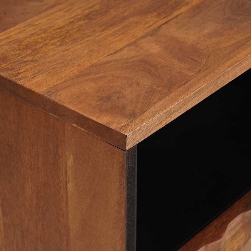 Cabinet de chevet Marron 50 x 33 x 60 cm Bois de mangue massif - XIOS