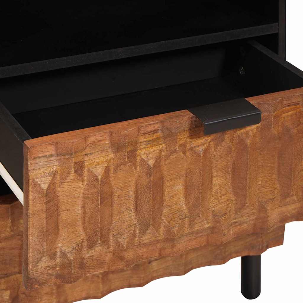 Cabinet de chevet Marron 50 x 33 x 60 cm Bois de mangue massif - XIOS