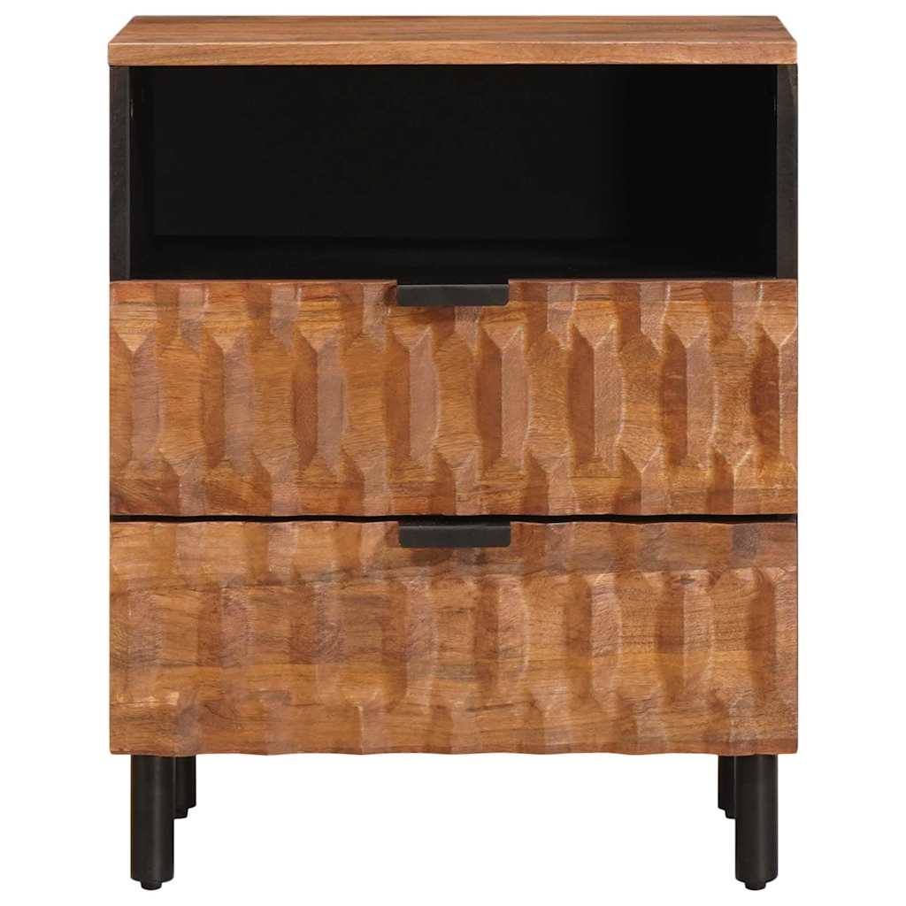 Cabinet de chevet Marron 50 x 33 x 60 cm Bois de mangue massif - XIOS