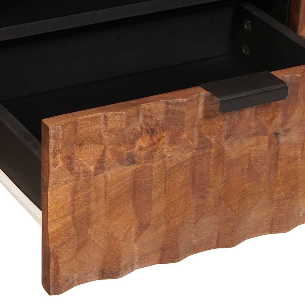 Meuble TV avec tiroir Finition Acacia Brun 105 x 33 x 46 cm - XIOS