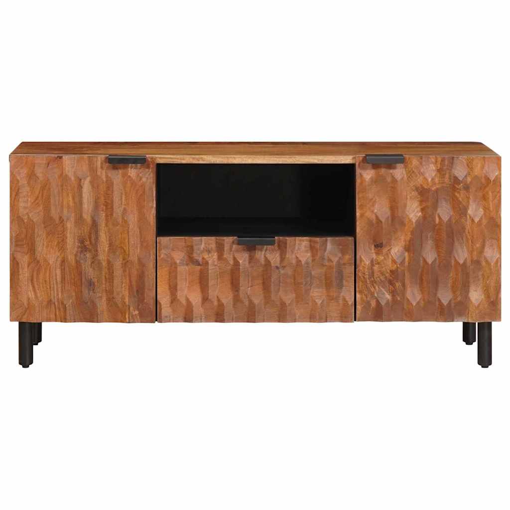 Meuble TV avec tiroir Finition Acacia Brun 105 x 33 x 46 cm - XIOS