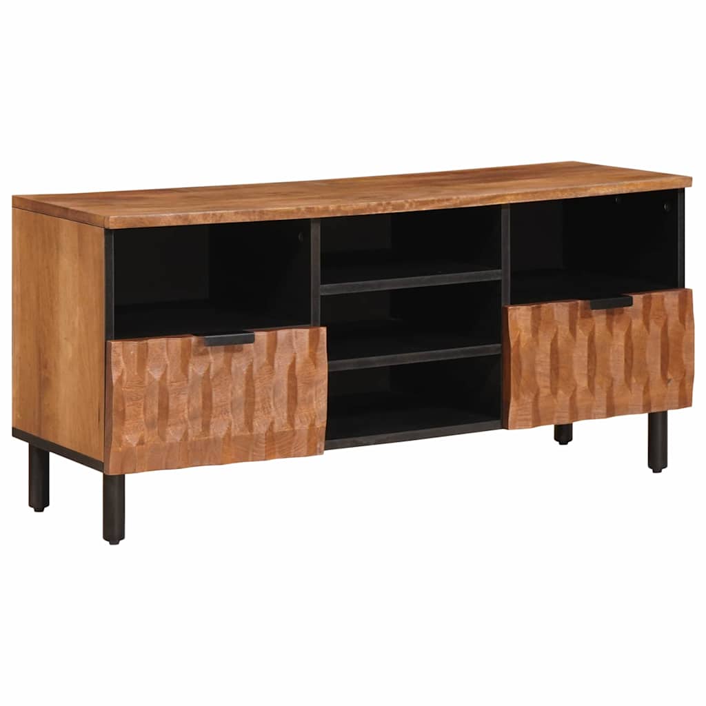 Meuble TV avec tiroir Finition Acacia Brun 100 x 33,5 x 46 cm - XIOS