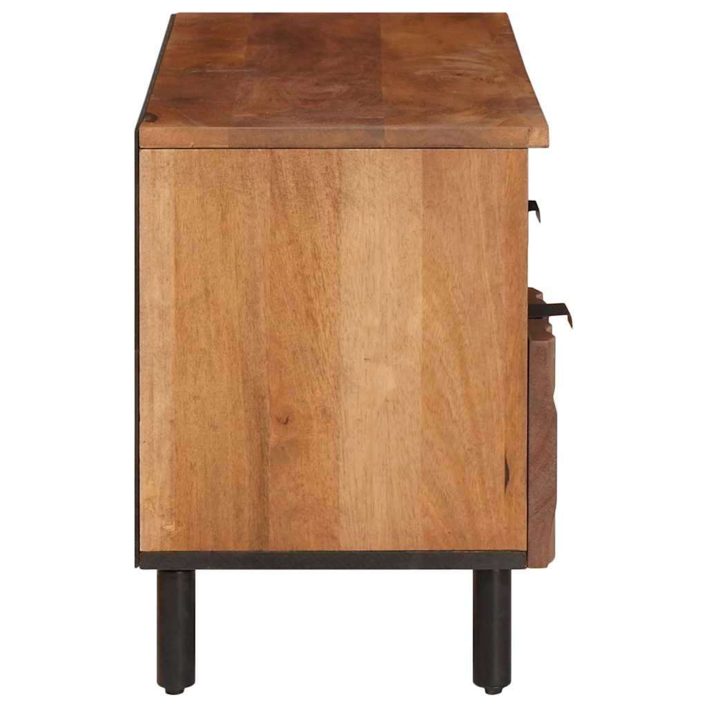 Meuble TV avec tiroir Finition Acacia Brun 100 x 33,5 x 46 cm - XIOS