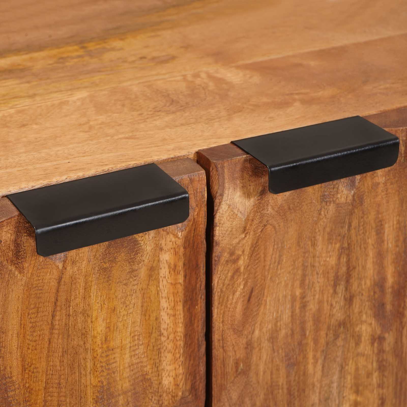 Buffet Géométrique Finition Acacia Brun - XIOS