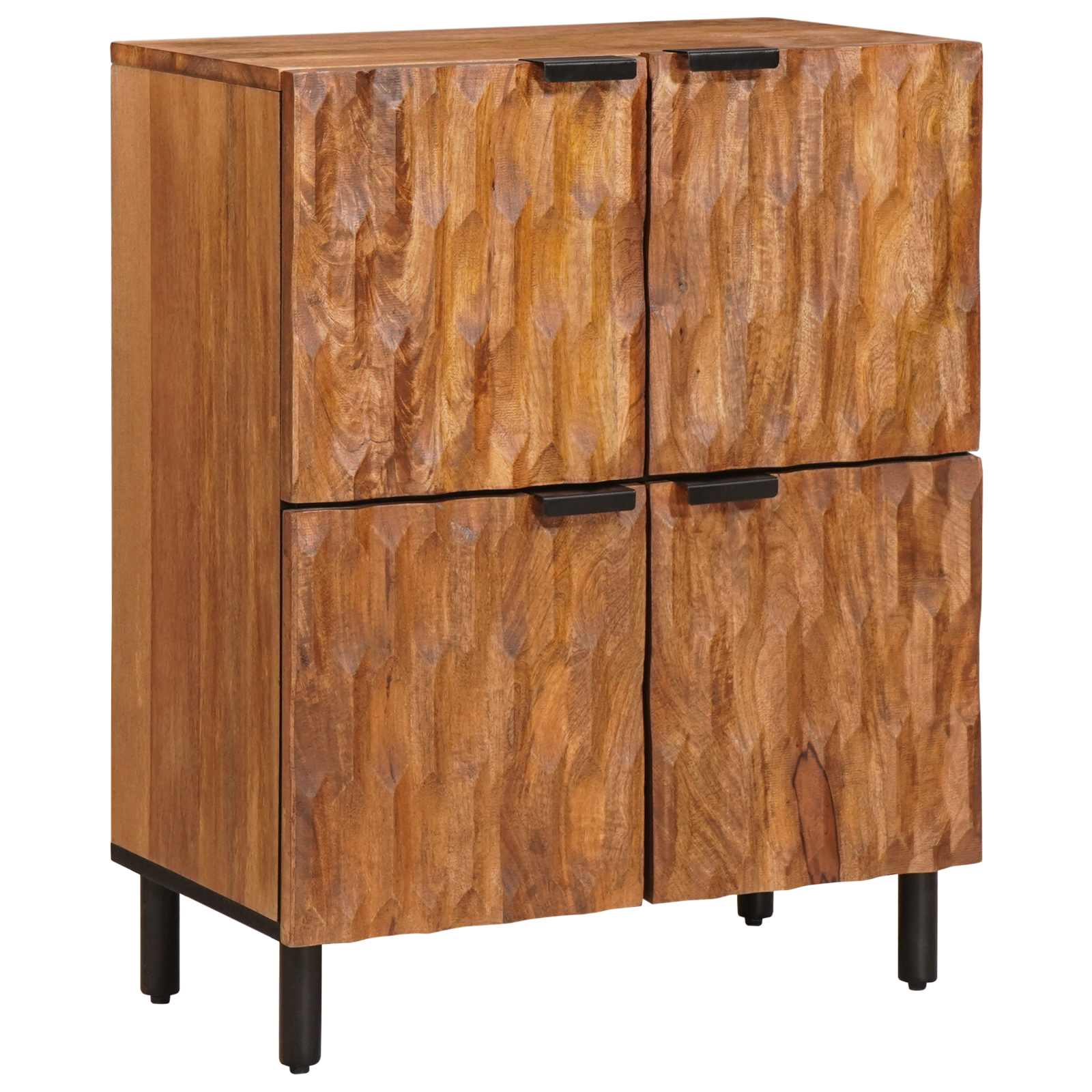 Buffet Géométrique Finition Acacia Brun - XIOS