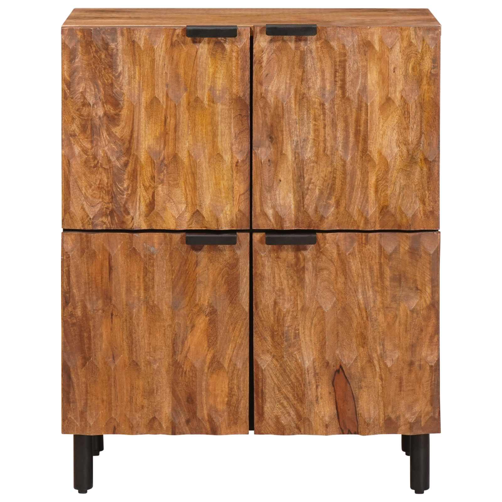 Buffet Géométrique Finition Acacia Brun - XIOS