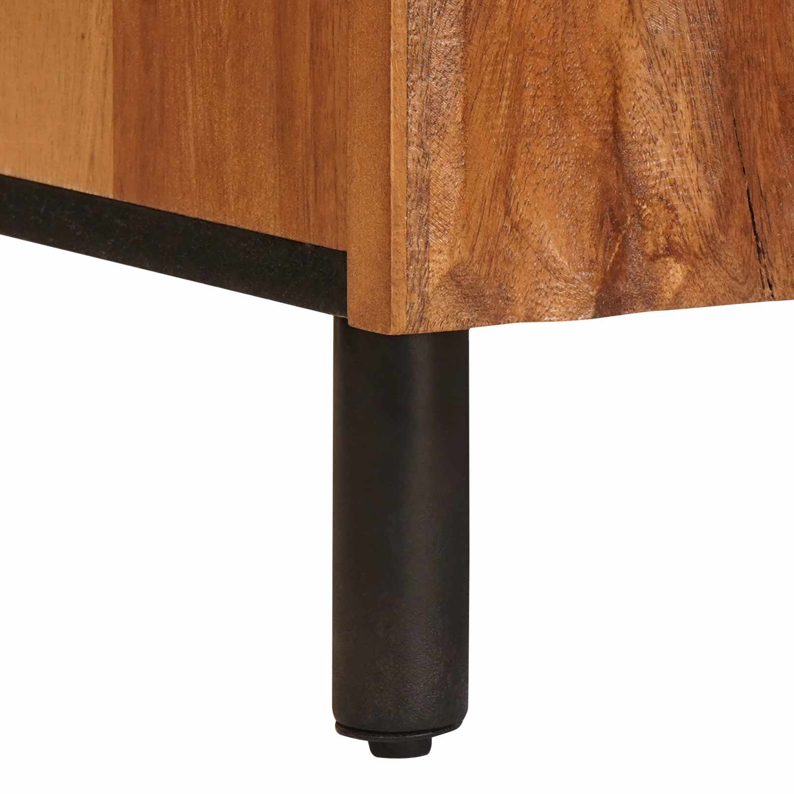 Buffet avec étagère Finition Acacia Brun 90 x 33 x 75 cm - XIOS