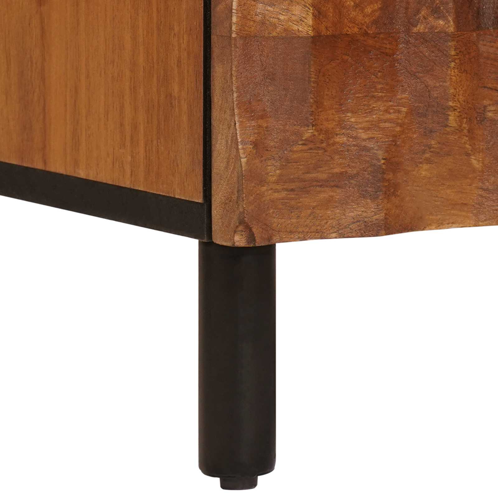 Haut Armoire avec tiroir Finition Acacia Brun 60 x 33 x 100 cm - XIOS