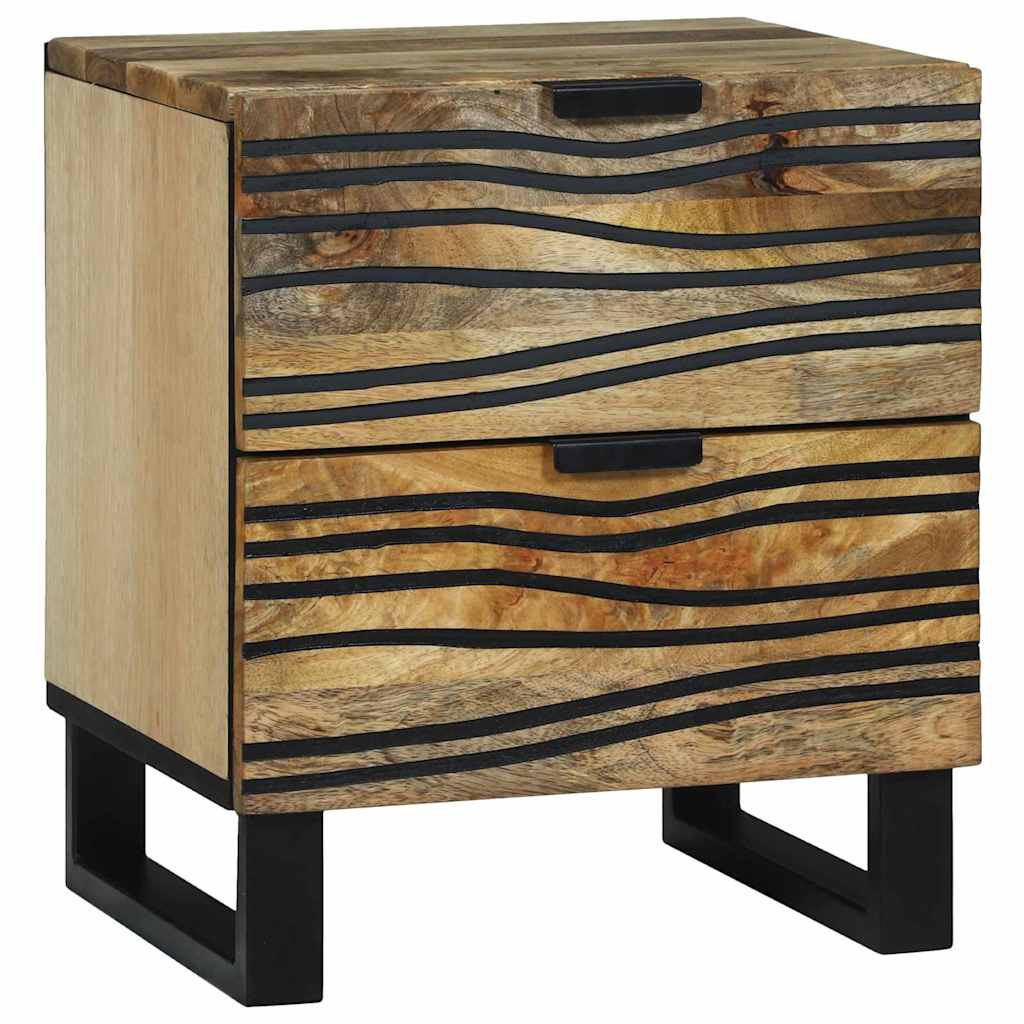 Cabinet de chevet avec tiroir 2 pcs Marron 40 x 33 x 46 cm - XIOS