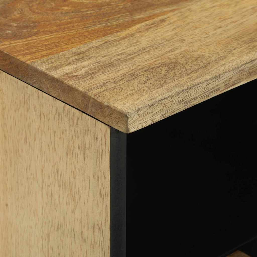 Meuble TV Marron 70 x 33 x 46 cm bois de manguier massif - XIOS