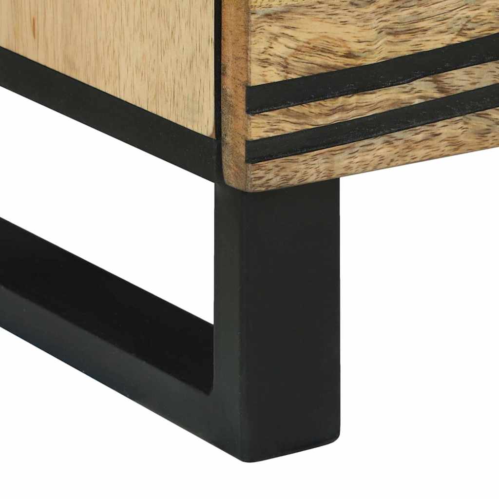 Meuble TV Marron 70 x 33 x 46 cm bois de manguier massif - XIOS
