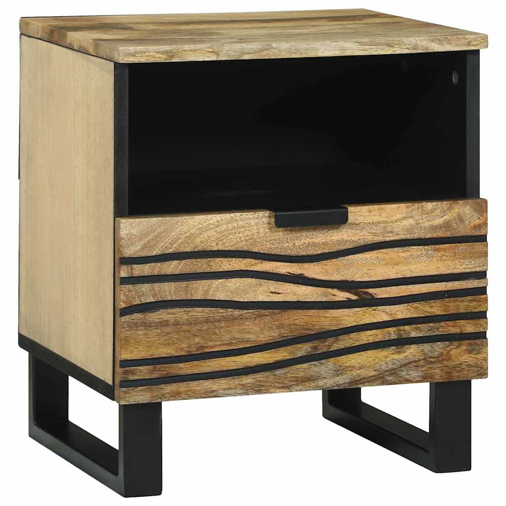 Cabinet de chevet avec tiroir 2 pcs Marron 40 x 33 x 46 cm - XIOS