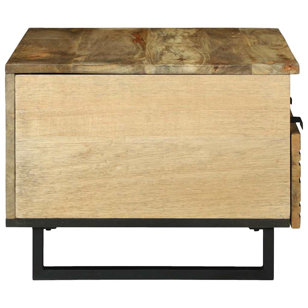 Table basse with Drawer Marron et Noir 80 x 54 x 40 cm - XIOS
