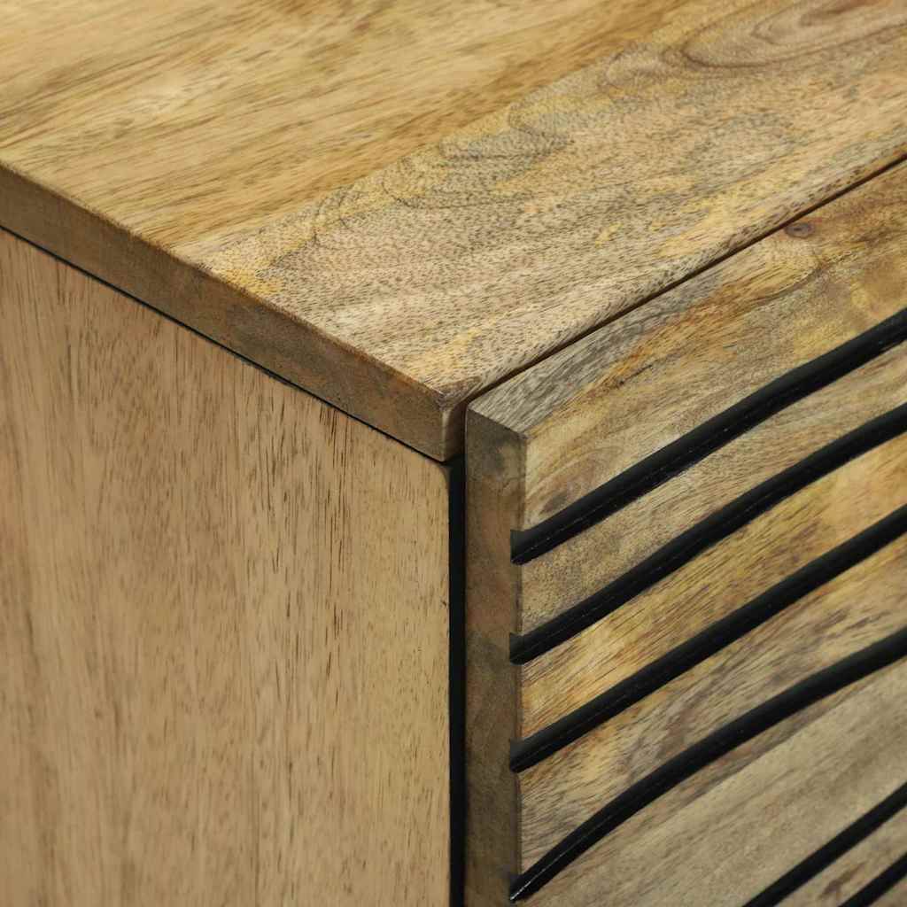 Buffet Marron 40 x 33 x 75 cm bois de manguier massif - XIOS