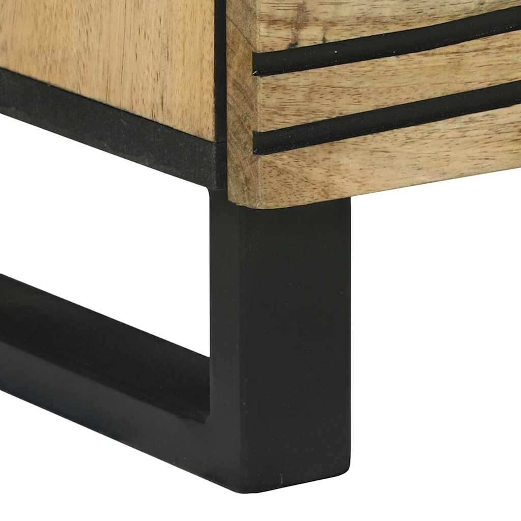 Buffet Marron 40 x 33 x 75 cm bois de manguier massif - XIOS