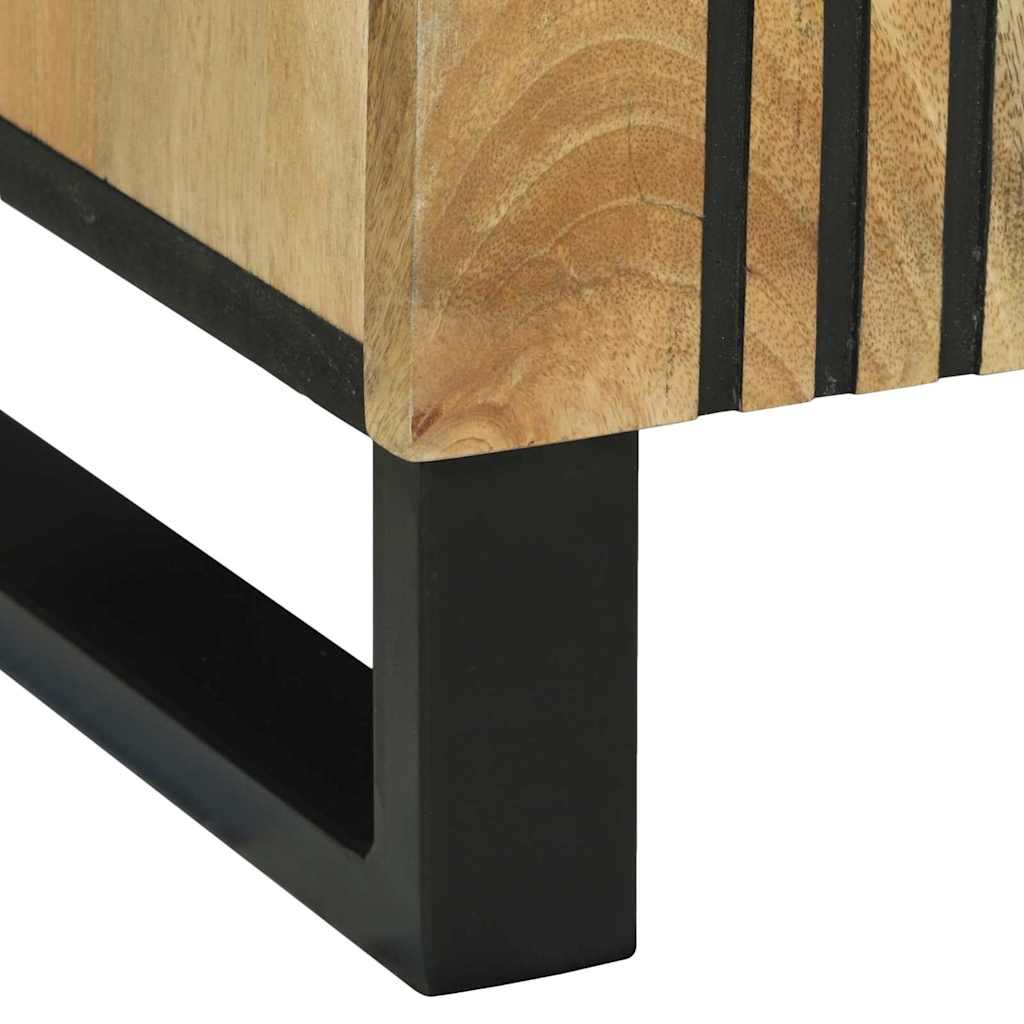 Buffet Marron 90 x 33 x 75 cm bois de manguier massif - XIOS