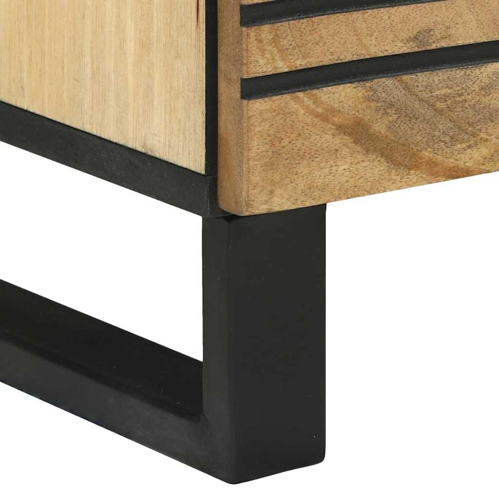Highboard Marron 40 x 33 x 110 cm bois de manguier massif - XIOS