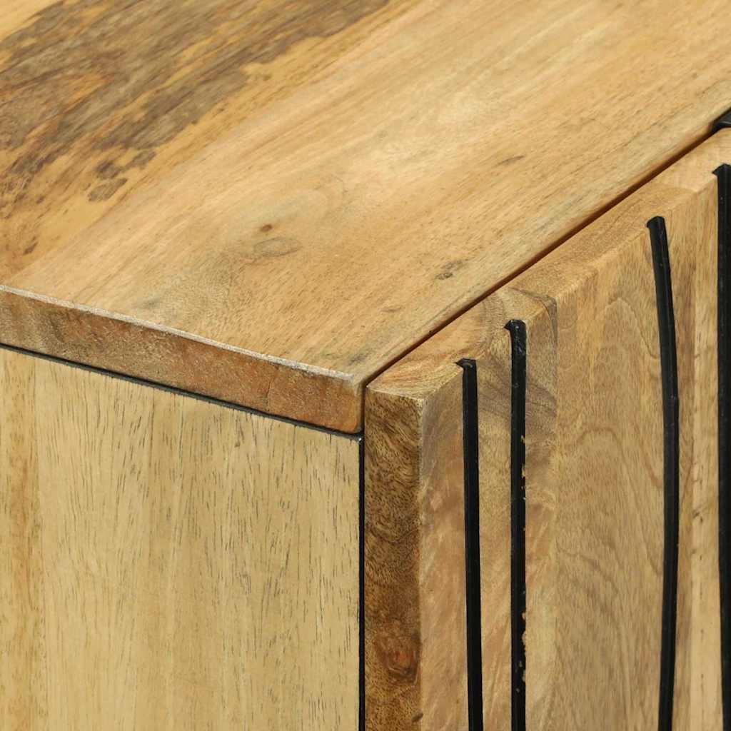 Buffet Marron 60 x 33 x 100 cm bois de manguier massif - XIOS