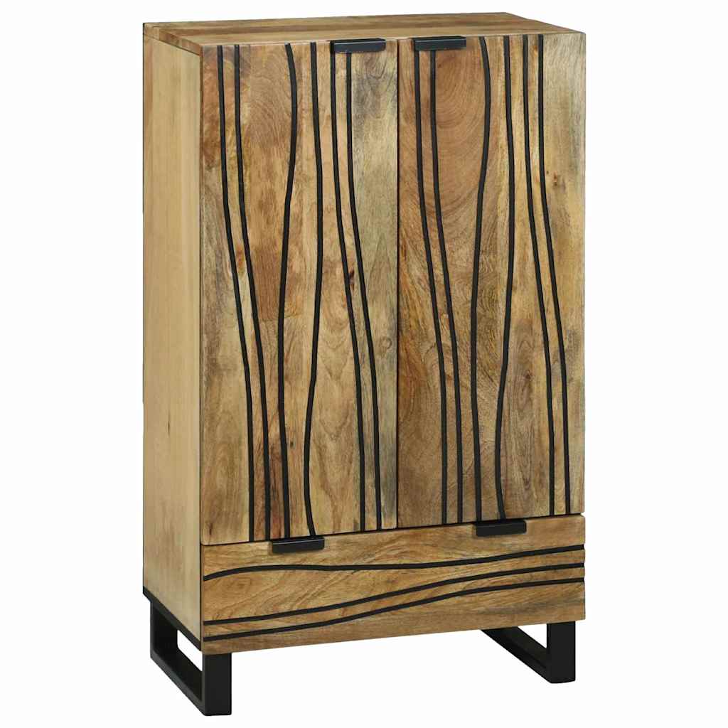Buffet Marron 60 x 33 x 100 cm bois de manguier massif - XIOS