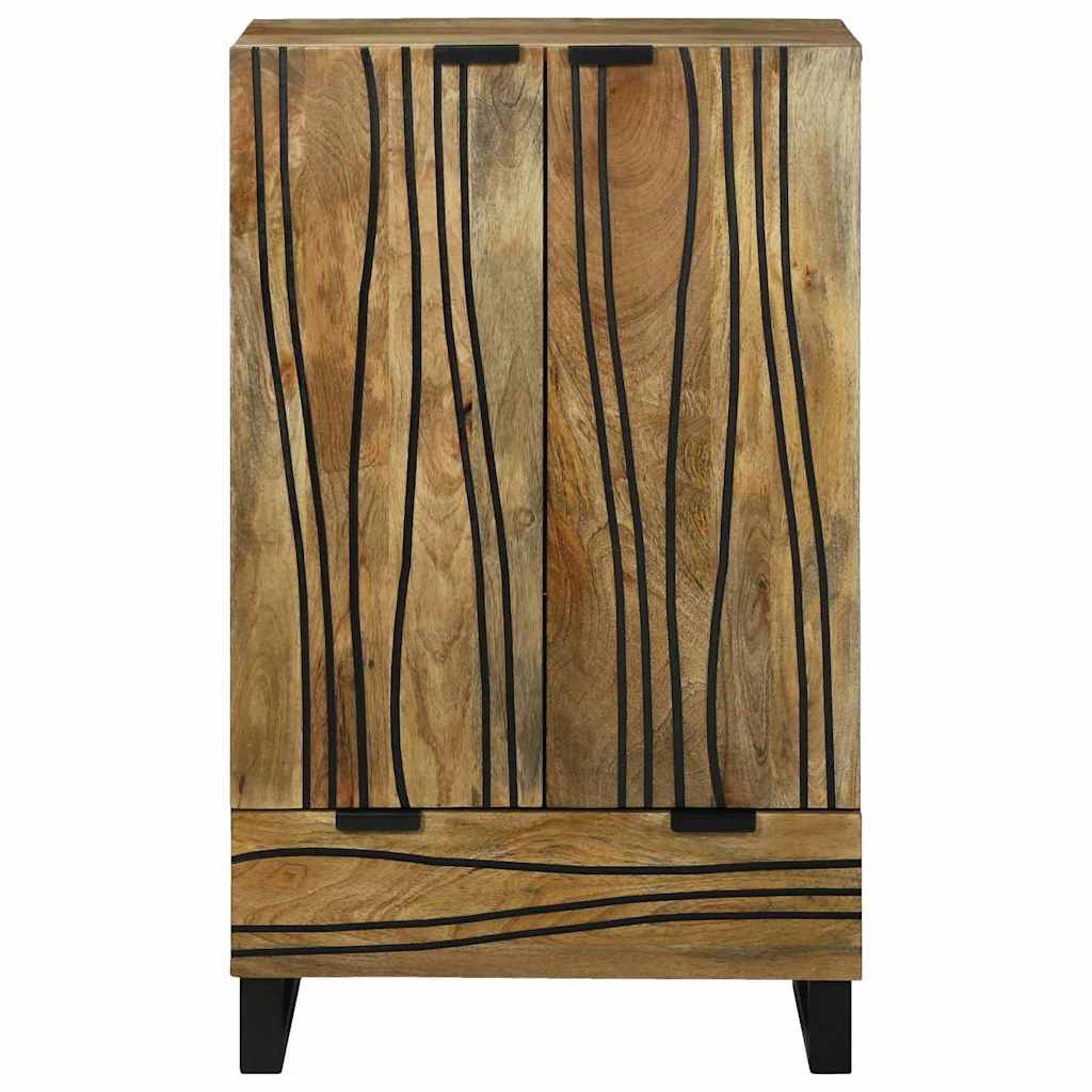 Buffet Marron 60 x 33 x 100 cm bois de manguier massif - XIOS