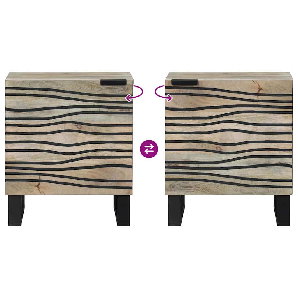 Tables de chevet Naturel 40 x 33 x 46 cm - XIOS