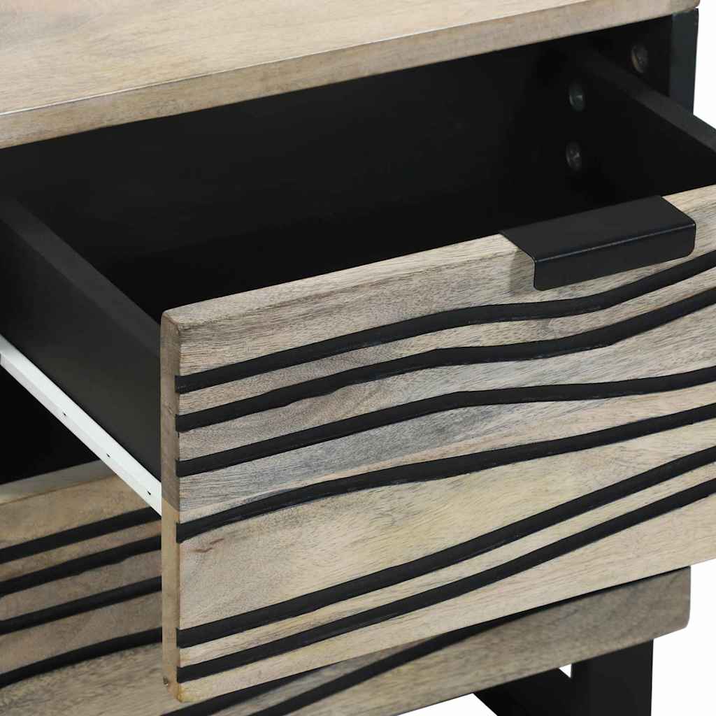 Table de chevet Blanc 40 x 33 x 46 cm Bois d'ingénierie - XIOS