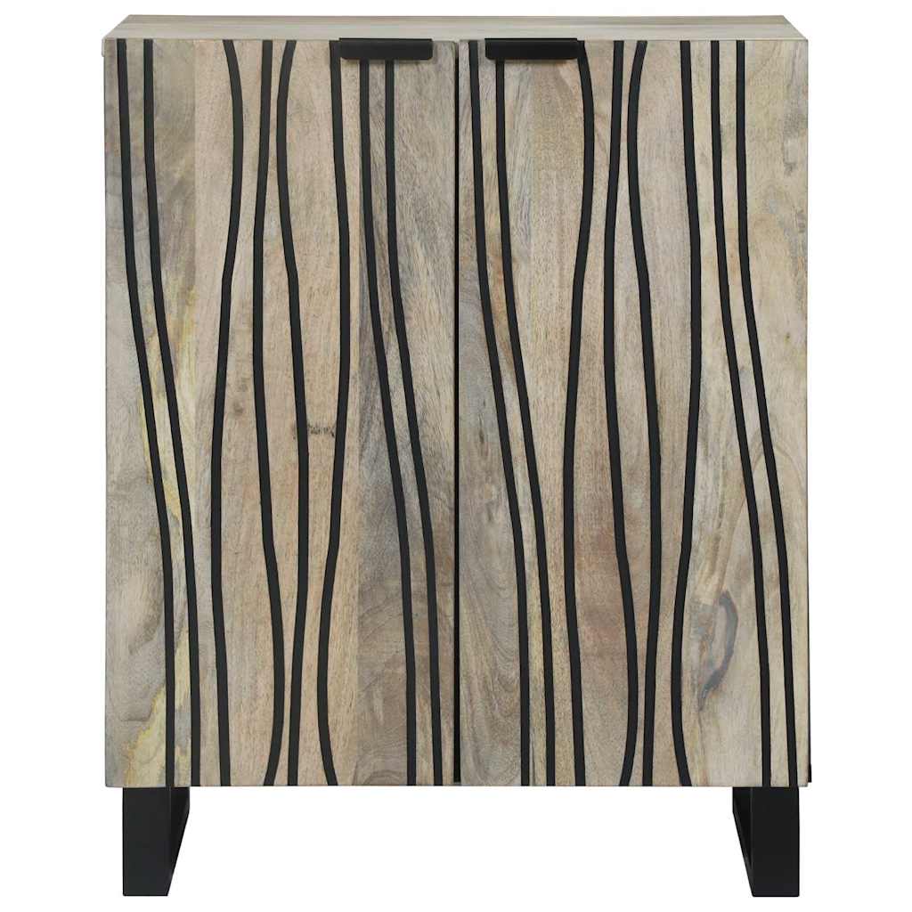 Buffet Blanc 60 x 33.5 x 75 cm Bois de manguier massif - XIOS