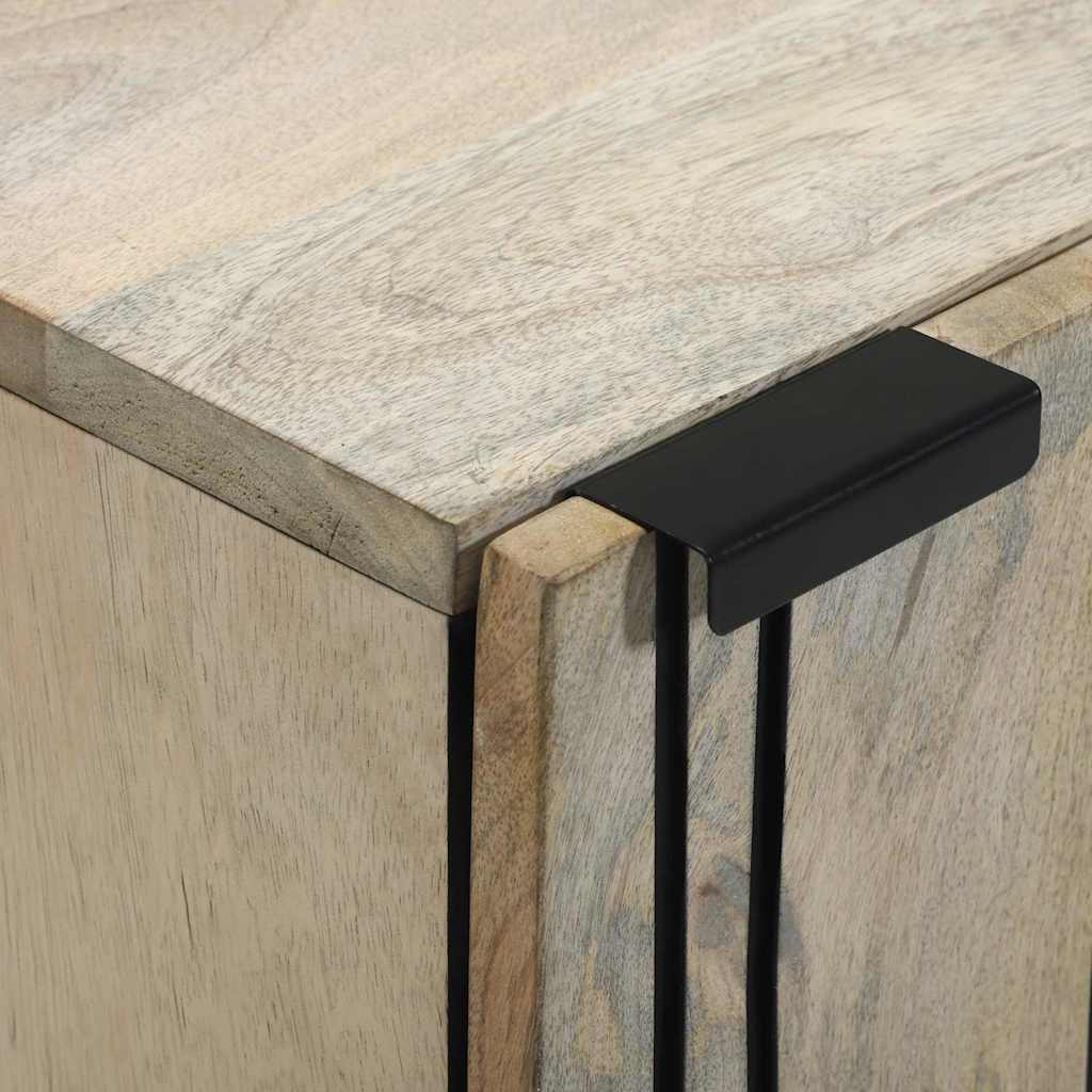 Buffet Blanc 40 x 33 x 75 cm bois de manguier massif - XIOS