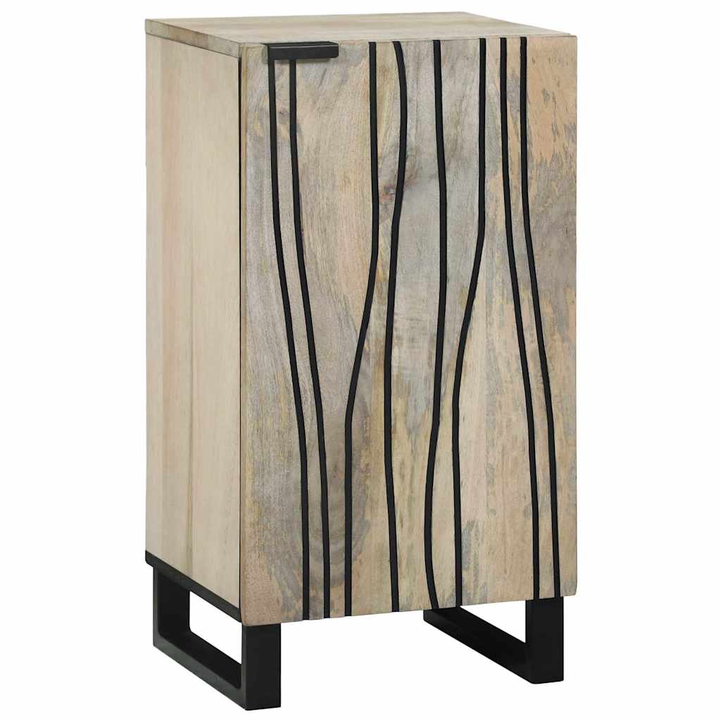 Buffet Blanc 40 x 33 x 75 cm bois de manguier massif - XIOS