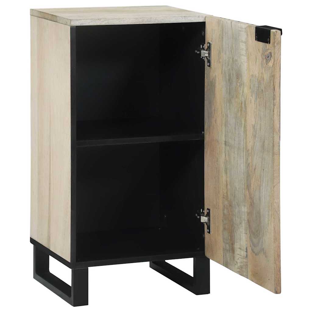Buffet Blanc 40 x 33 x 75 cm bois de manguier massif - XIOS