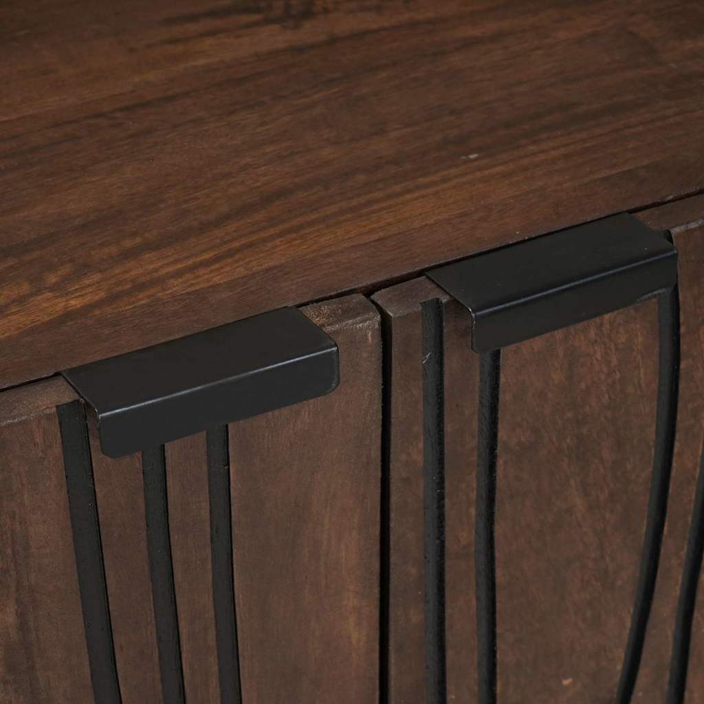 Buffet Marron 60 x 33.5 x 75 cm Bois de manguier massif - XIOS