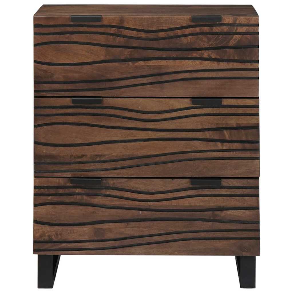 Buffet Marron 60 x 33.5 x 75 cm Bois de manguier massif - XIOS