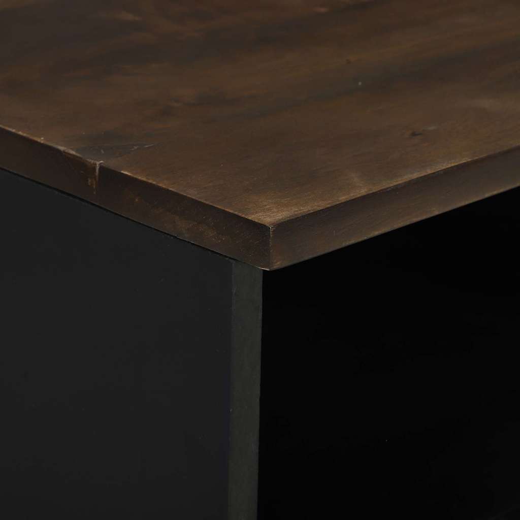 Cabinet de chevet avec tiroir 2 pcs Noyer 40 x 33 x 46 cm - XIOS