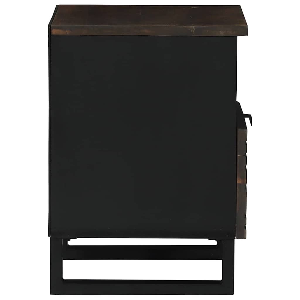 Cabinet de chevet avec tiroir 2 pcs Noyer 40 x 33 x 46 cm - XIOS