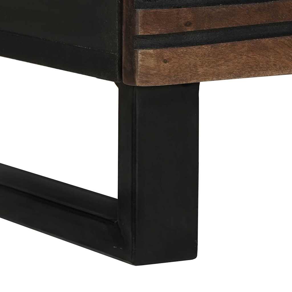 Cabinet de chevet Noyer 50 x 33 x 60 cm bois de manguier massif - XIOS