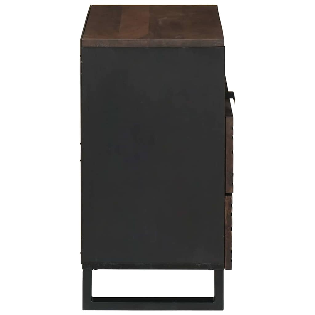 Cabinet de chevet Noyer 50 x 33 x 60 cm bois de manguier massif - XIOS