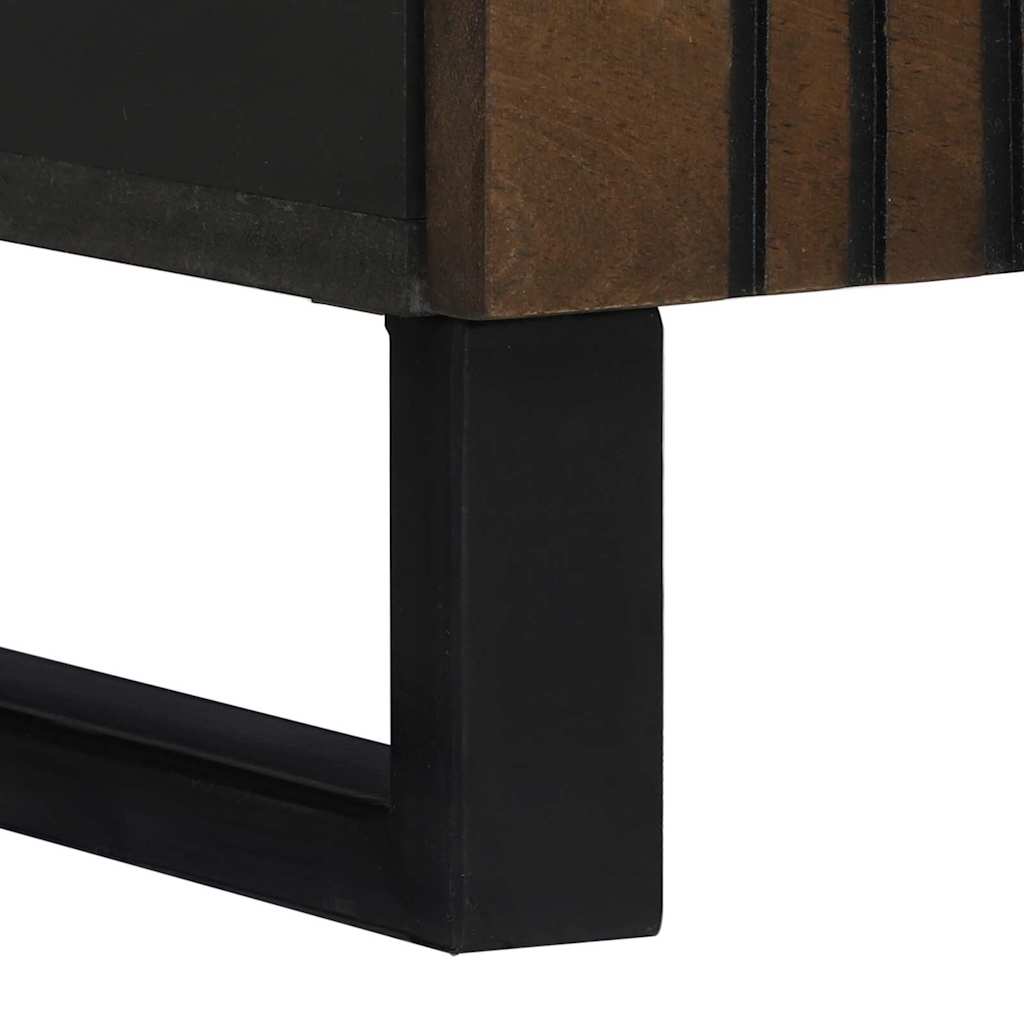 Cabinet de chevet Noyer 50 x 33 x 60 cm bois de manguier massif - XIOS