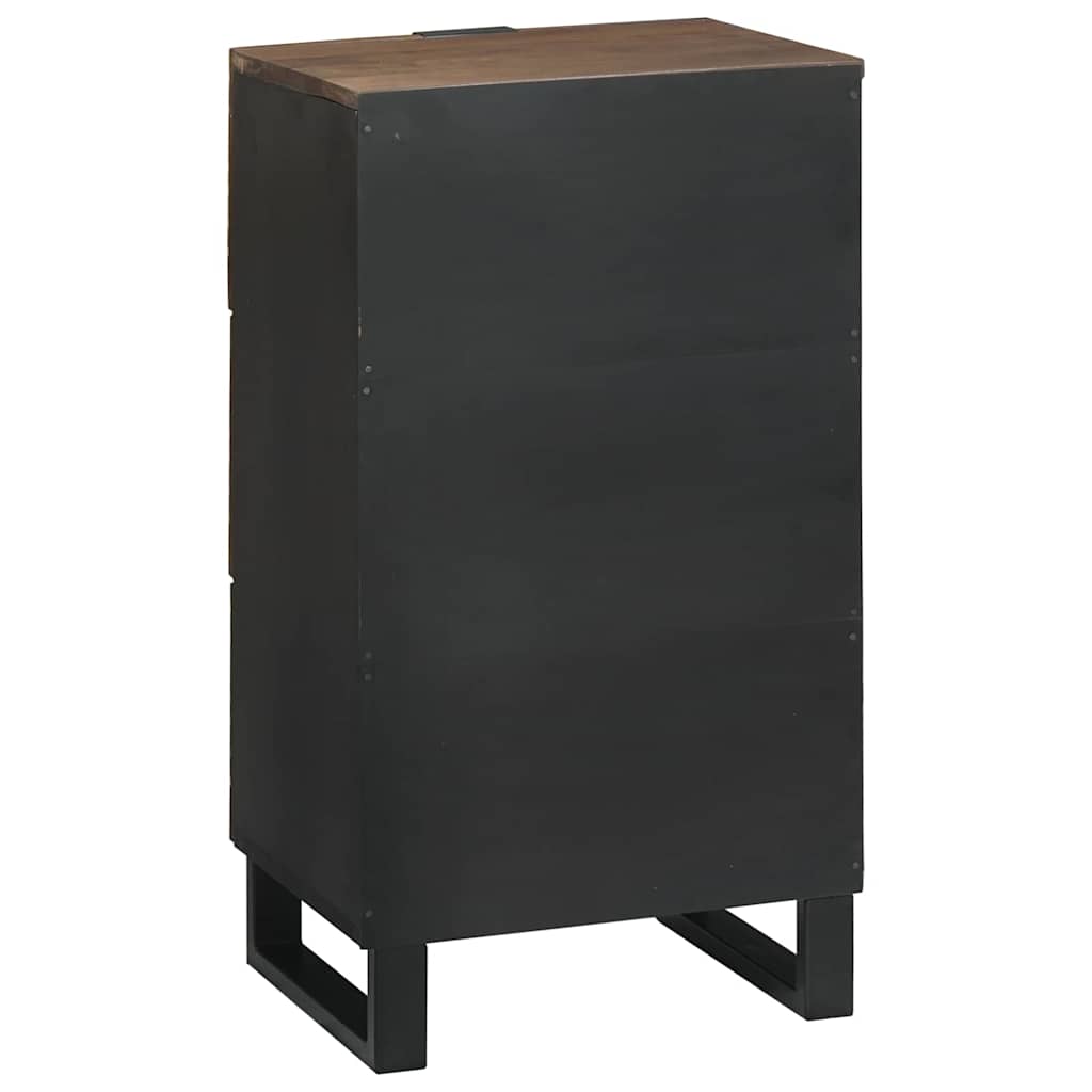 Buffet Marron 40 x 33 x 75 cm bois de manguier massif - XIOS