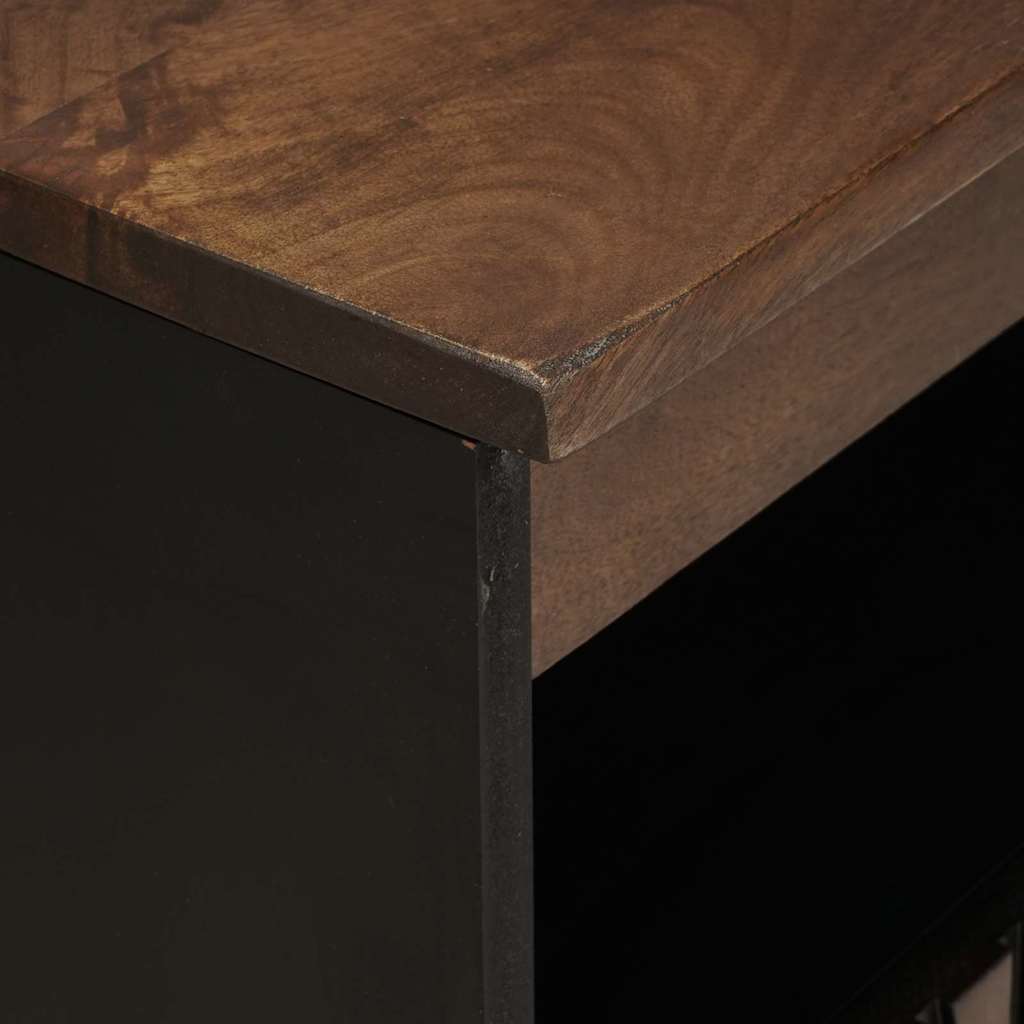 Buffet Marron 60 x 33 x 75 cm bois de manguier massif - XIOS