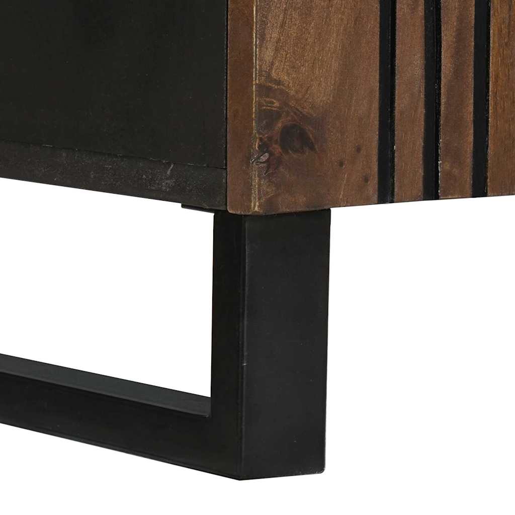 Buffet Marron 90 x 33 x 75 cm bois de manguier massif - XIOS
