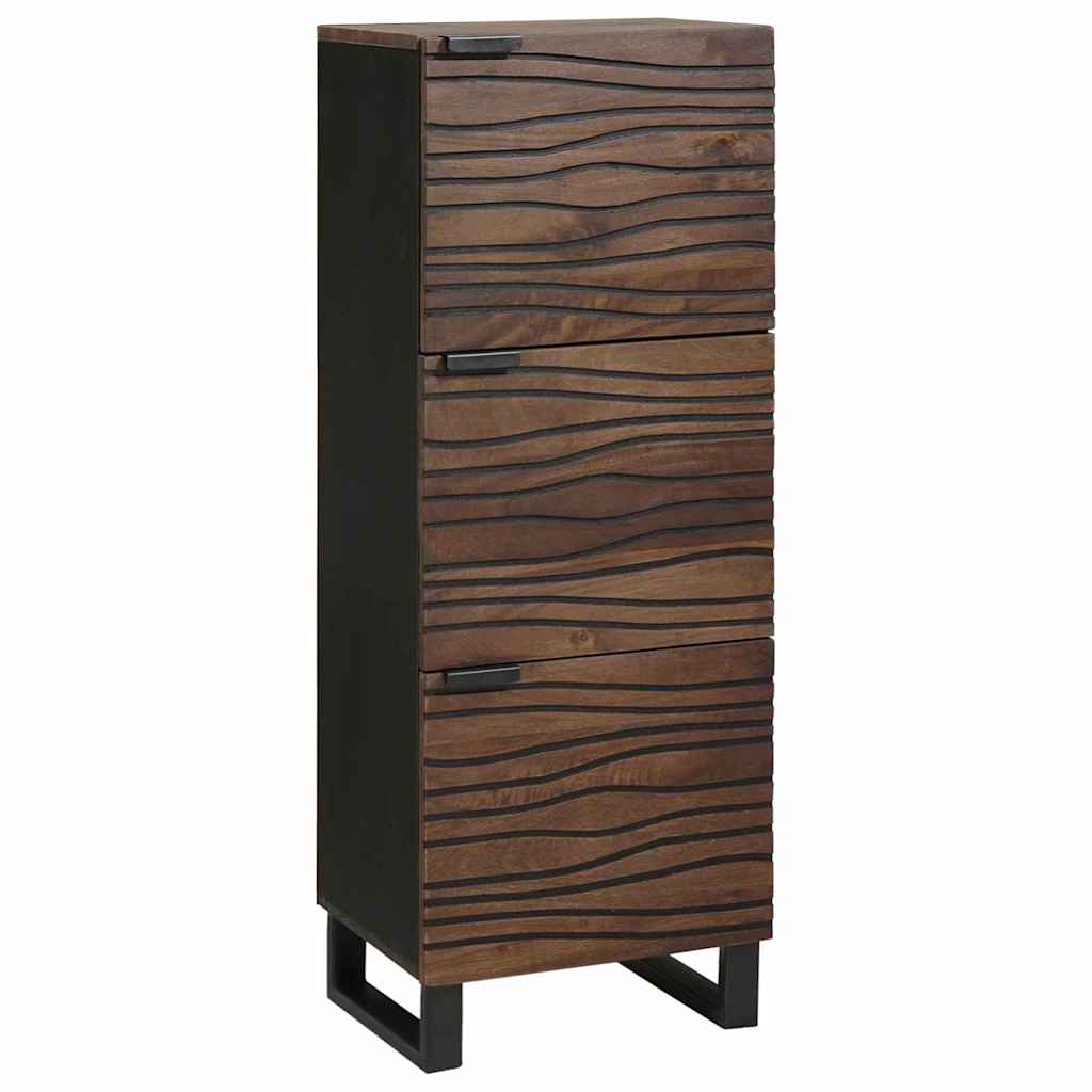 Haut Armoire Marron 40 x 33 x 110 cm bois de manguier massif - XIOS
