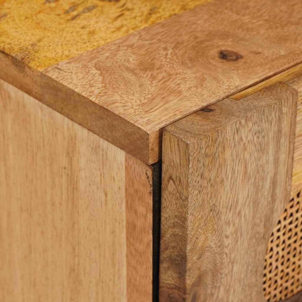 Cabinet de chevet avec tiroir 2 pcs Naturel 40 x 33,5 x 46 cm - XIOS