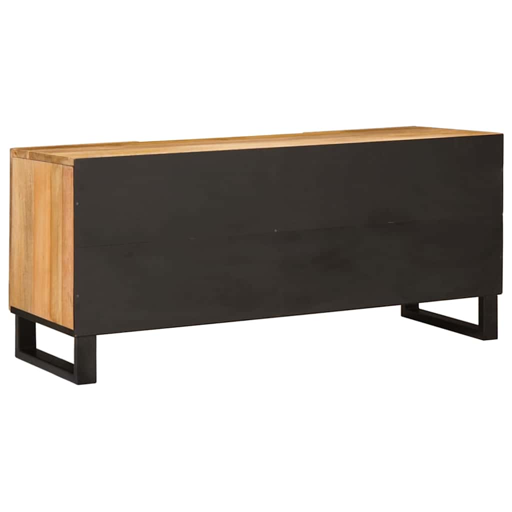 Meuble TV Marron 105 x 33,5 x 46 cm Bois de mangue massif - XIOS