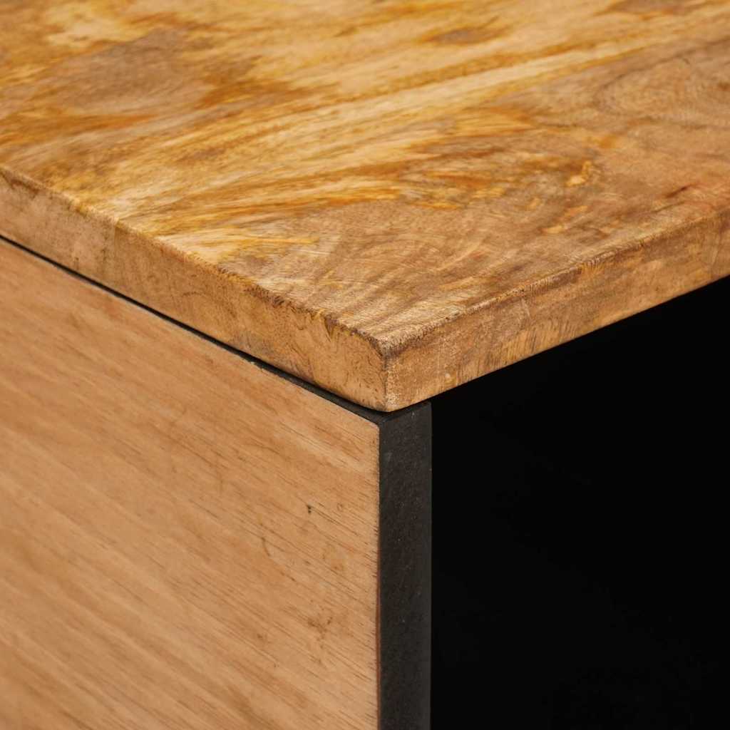 Table basse Naturel 80 x 50 x 40 cm Bois de mangue massif - XIOS