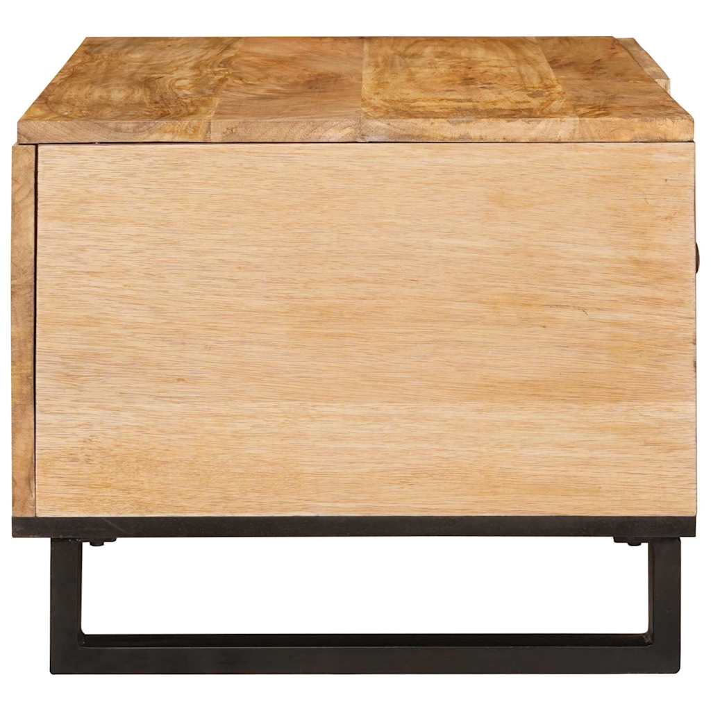 Table basse Naturel 80 x 50 x 40 cm Bois de mangue massif - XIOS