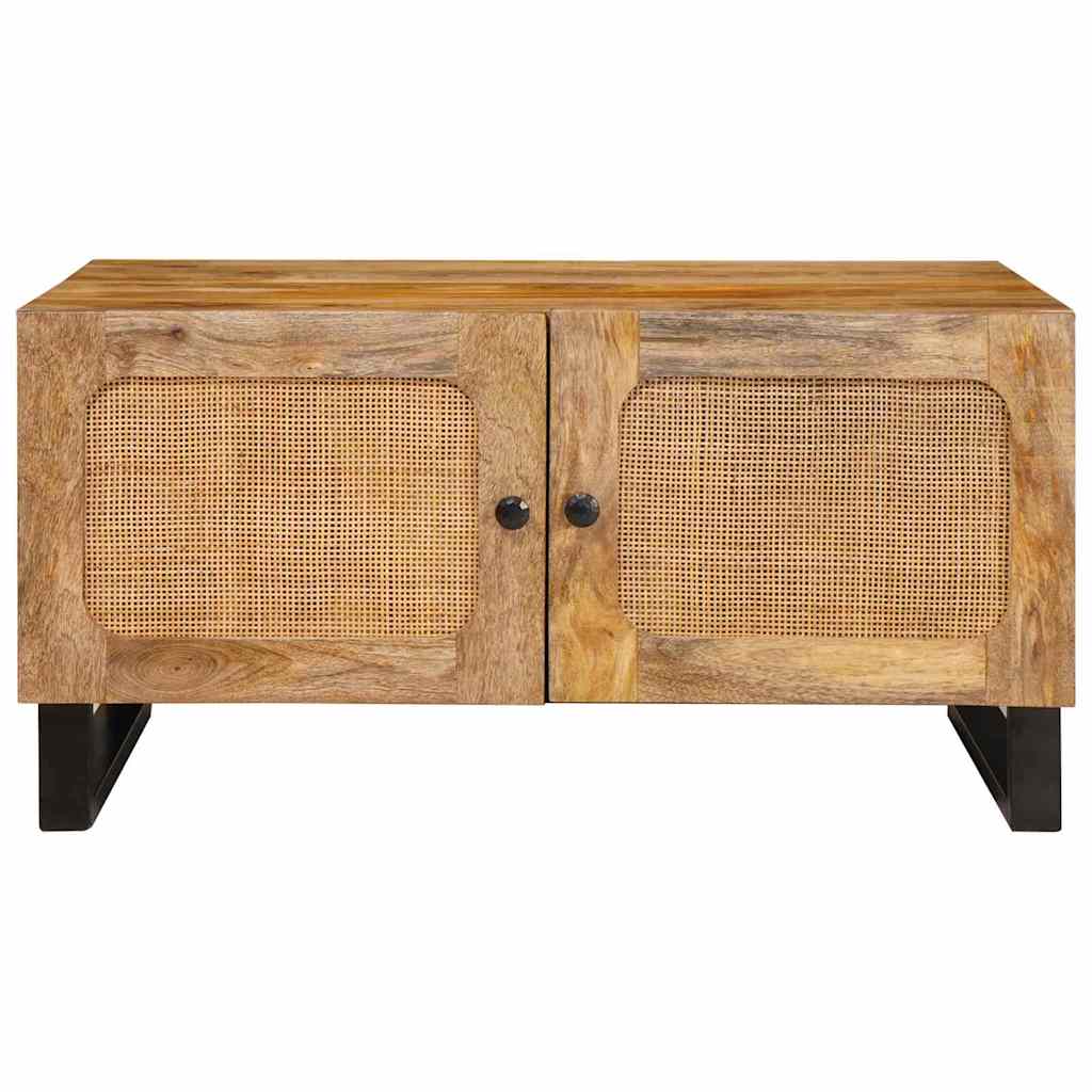 Table basse Naturel 80 x 50 x 40 cm Bois de mangue massif